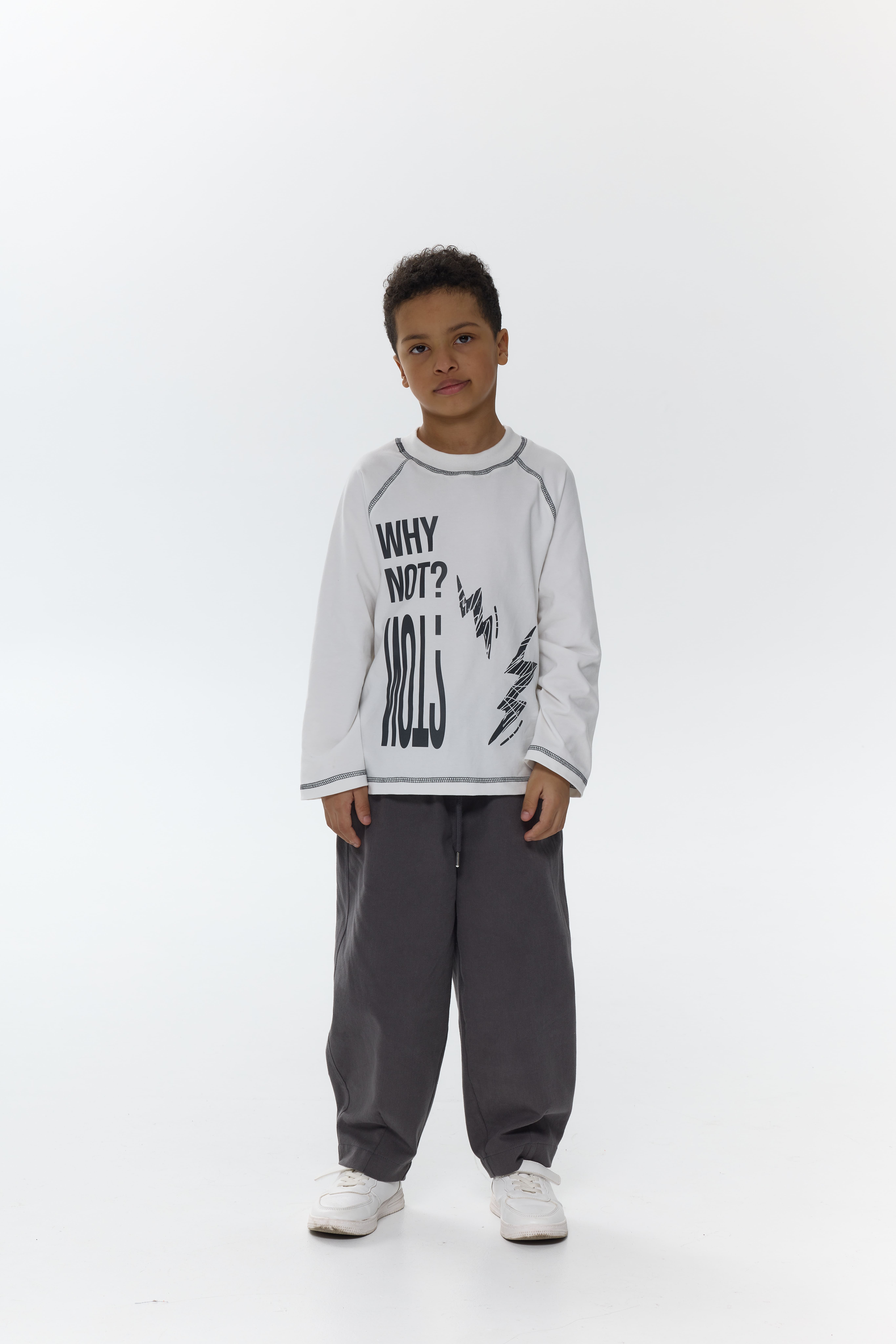 Лонгслів базовий принт unisex 